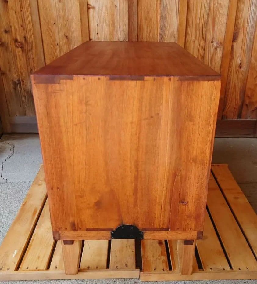 桐箪笥　《リペア済、脚部リメイク》