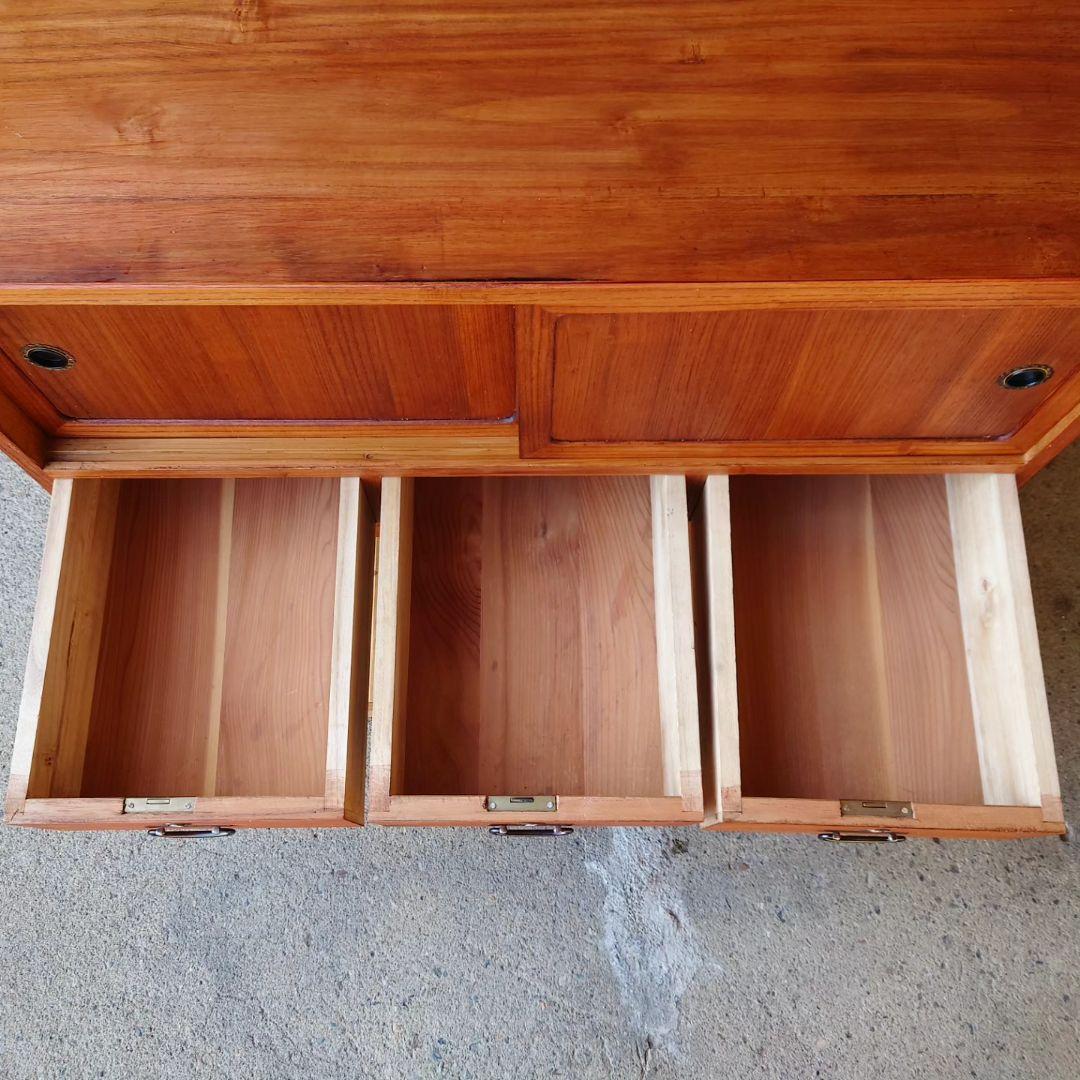 桐箪笥　《リペア済、脚部リメイク》