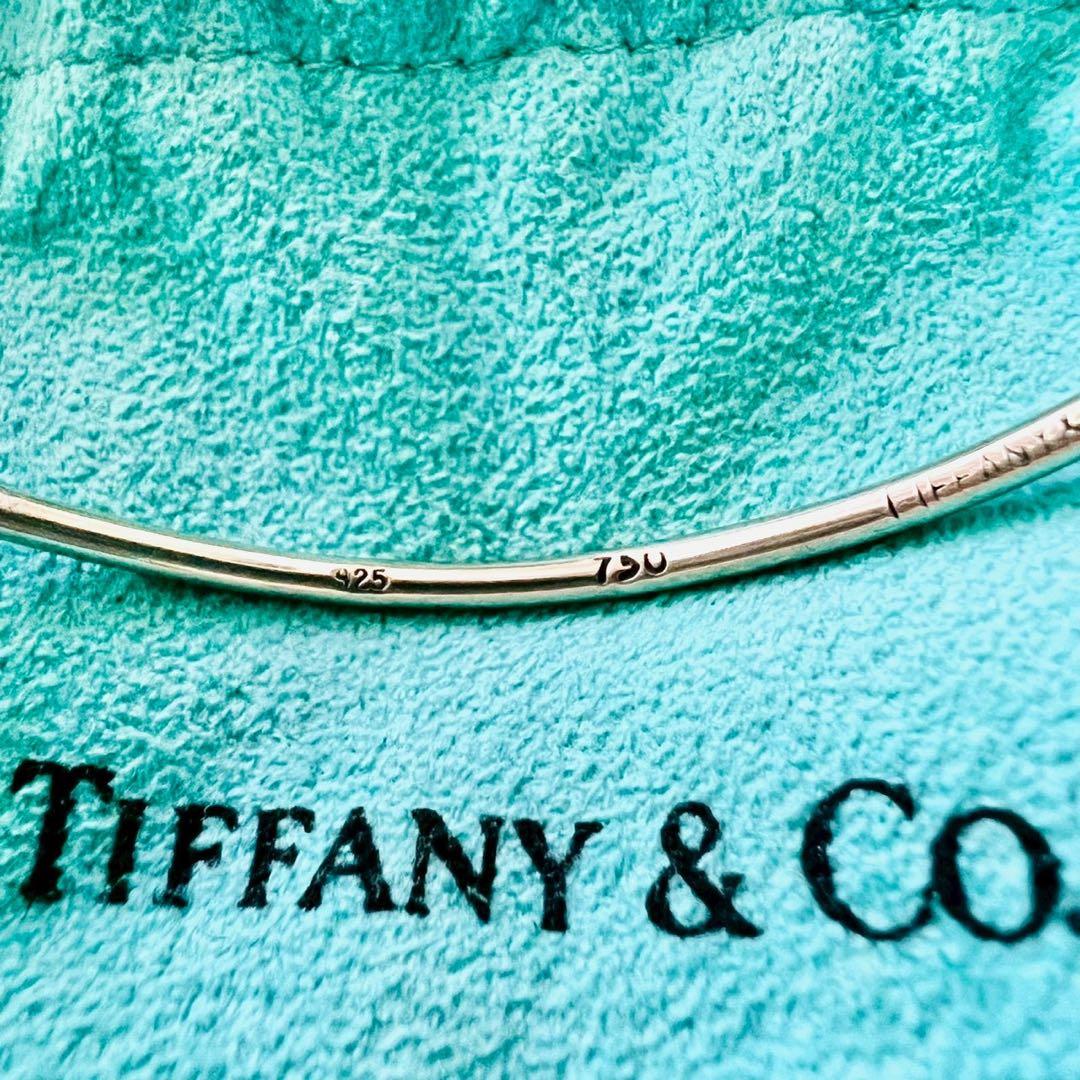 極美品✨TIFFANY　ティファニー　バングル　ラブノット　フック＆アイ　コンビ