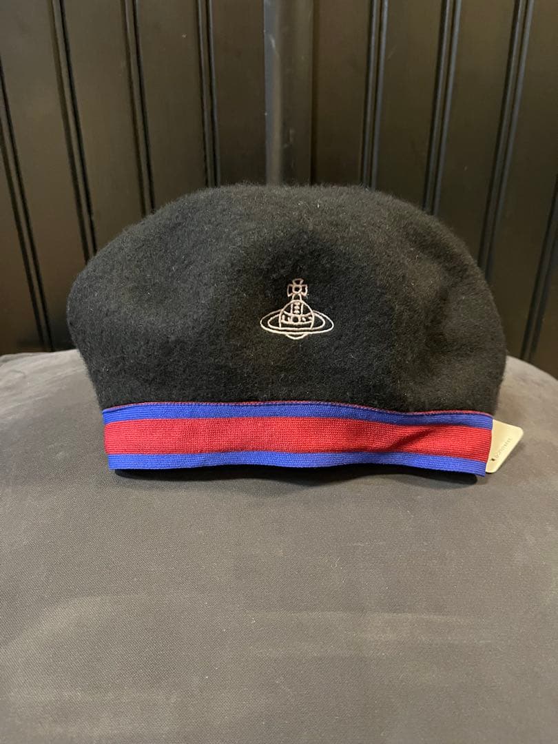 ヴィヴィアン　ウエストウッド　ウール　ベレー帽　ブラック