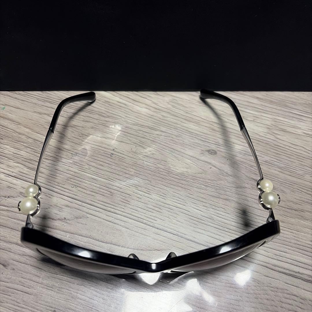 CHANEL ブラック キャットアイ サングラス シャネル 眼鏡