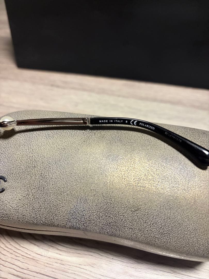 CHANEL ブラック キャットアイ サングラス シャネル 眼鏡