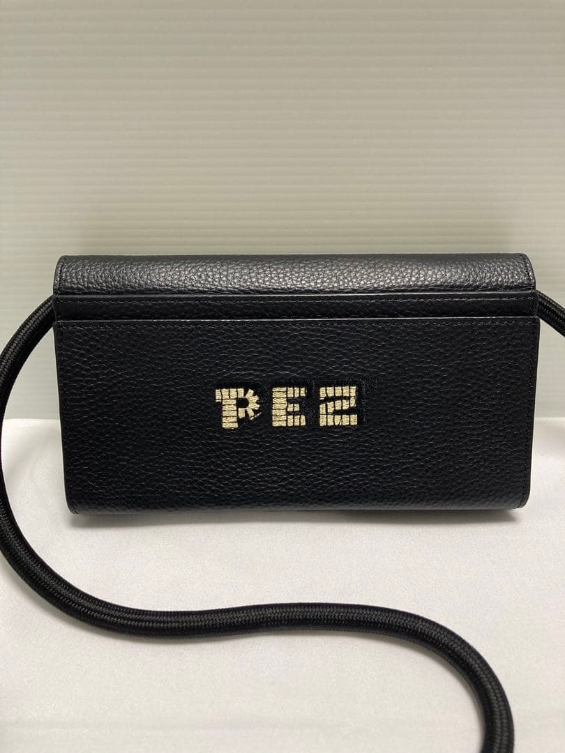 PEZ(ペッツ)×ear 刺繍ウォレットショルダーバッグ イアパヒヨネ サイケ