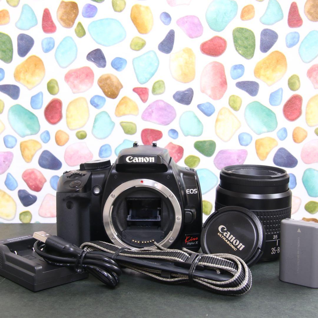 ♥︎◇おすすめ♪ 大人気一眼レフ♪ ◇Canon EOS KISS X ◇ブラック