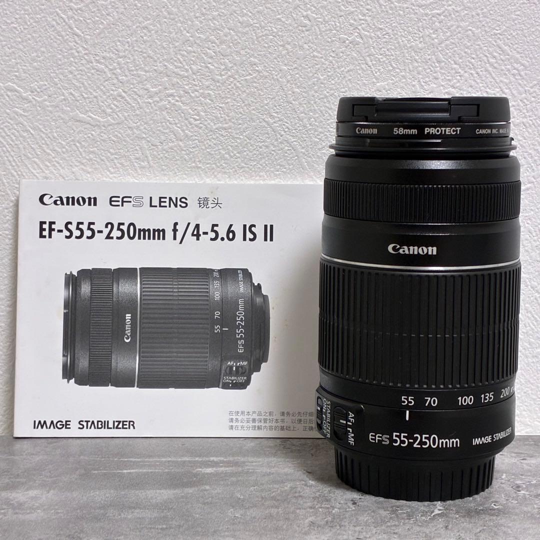 ⭐️美品⭐️キャノン Canon EF-S 55-250mm IS II 望遠レンズ