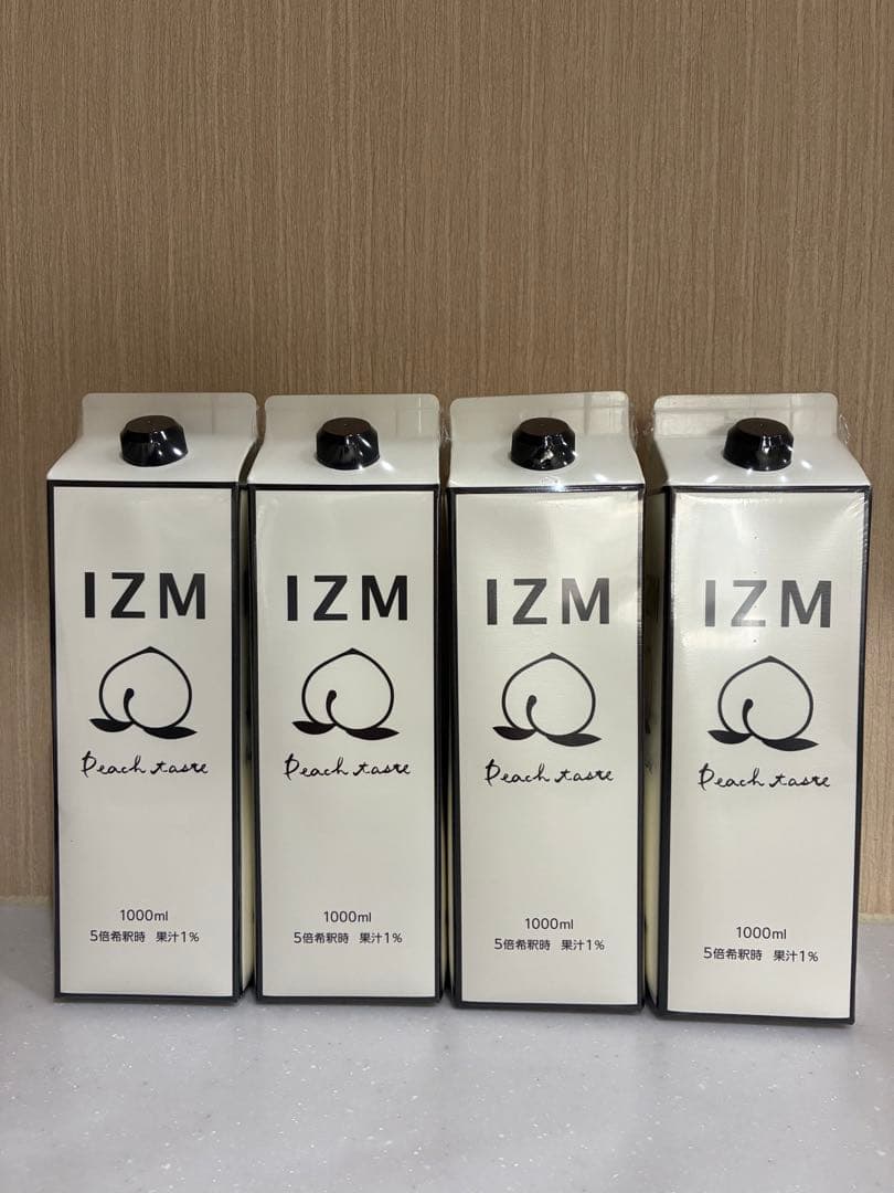 早いもの勝ち！IZM 酵素ドリンクピーチ味1000ml 新品4本セット