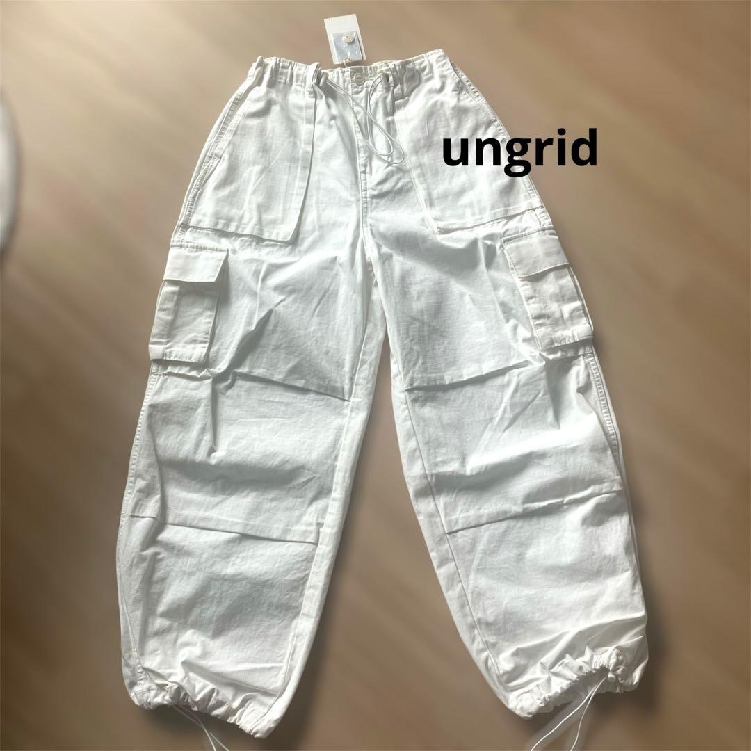 【新品タグ付】Ungridアングリッド ミリタリーボリュームルーズ パンツ