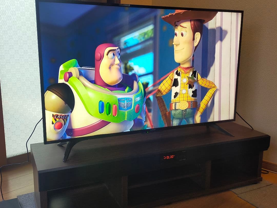 [引取専用]50型大型液晶テレビ&オーディオラック&2TB録画HDD セット販売