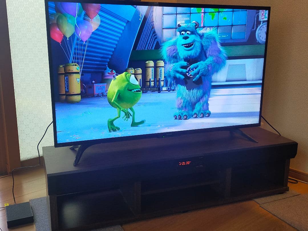 [引取専用]50型大型液晶テレビ&オーディオラック&2TB録画HDD セット販売