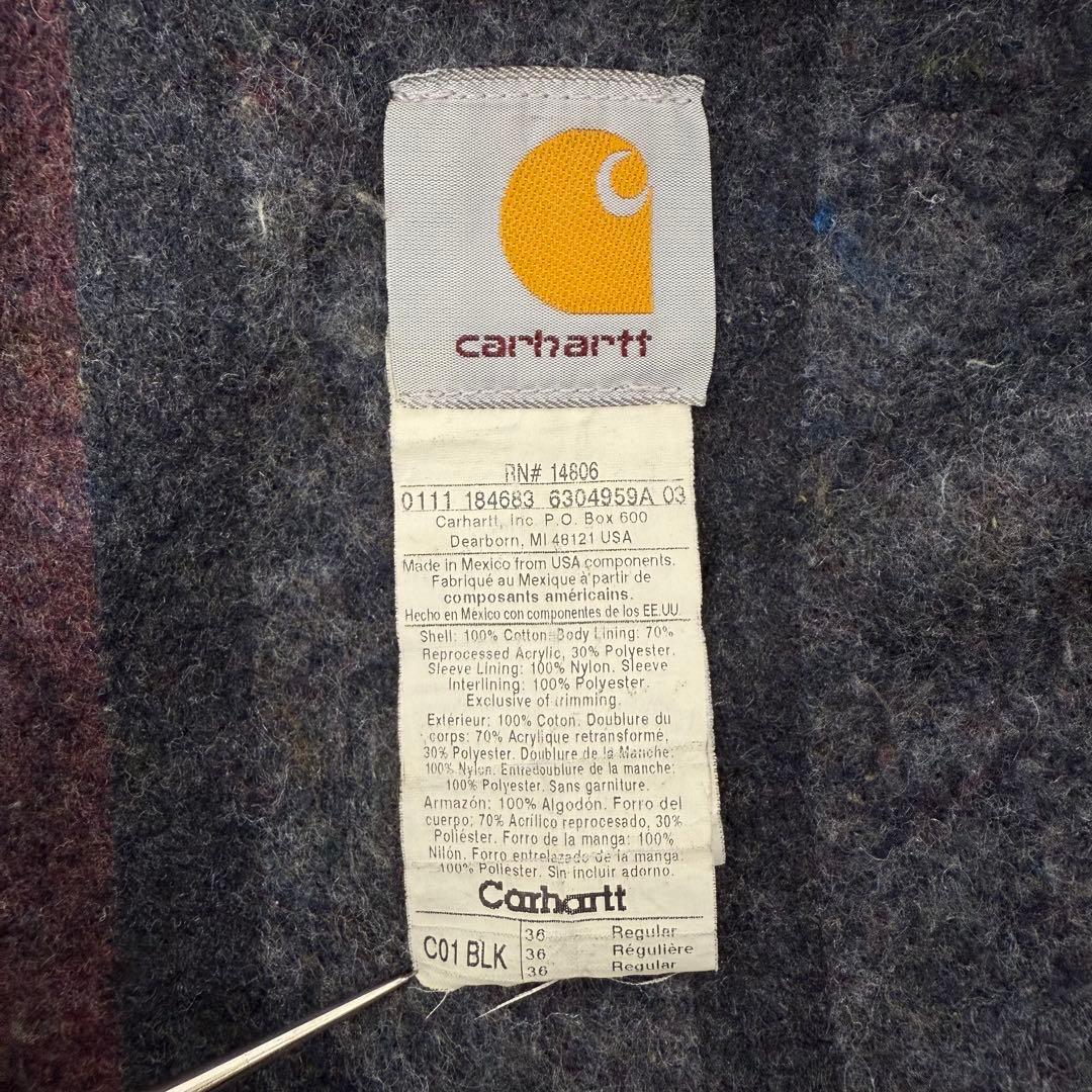 carhartt ミシガンチョアコート カーハート 黒 vintage 00s