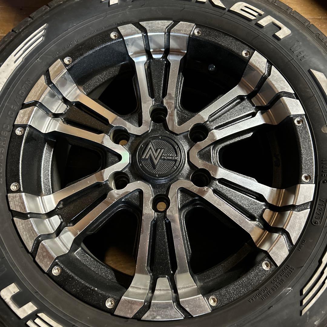 200系 ハイエース 社外16インチ ファルケン 215/65R16 バリ山