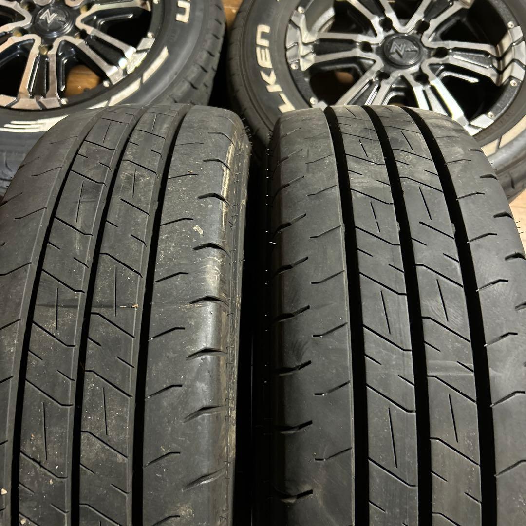 200系 ハイエース 社外16インチ ファルケン 215/65R16 バリ山