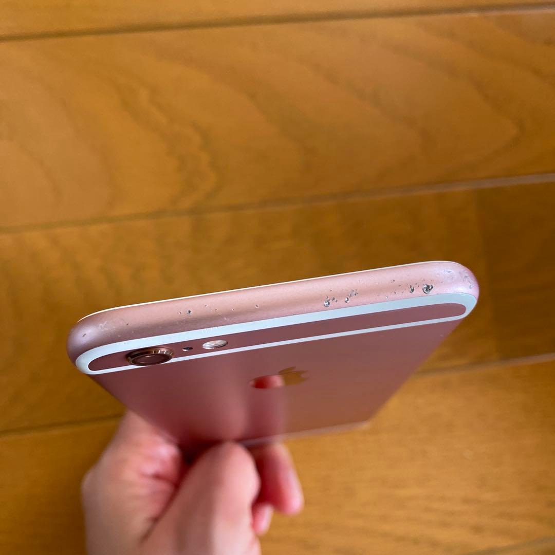 中古　ジャンク品　iPhone6s ローズピンク　スマホ