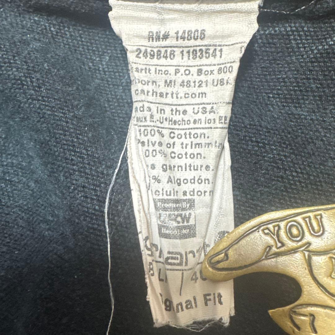 ト*ク様 USA カーハート　ダブルニー　ブラック 40×30