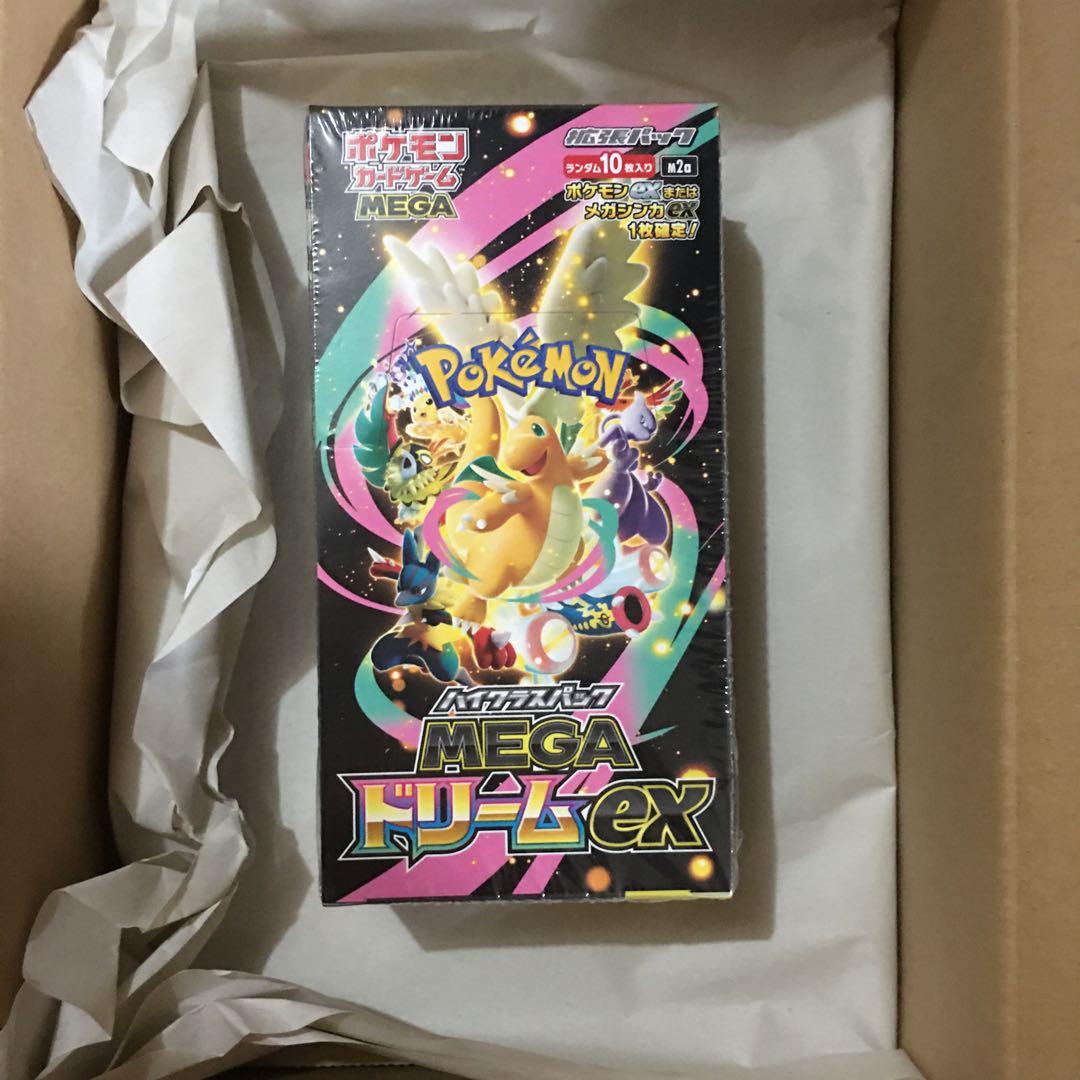 シュリンク付き ポケモンカードゲーム MEGAドリーム ex 1BOX