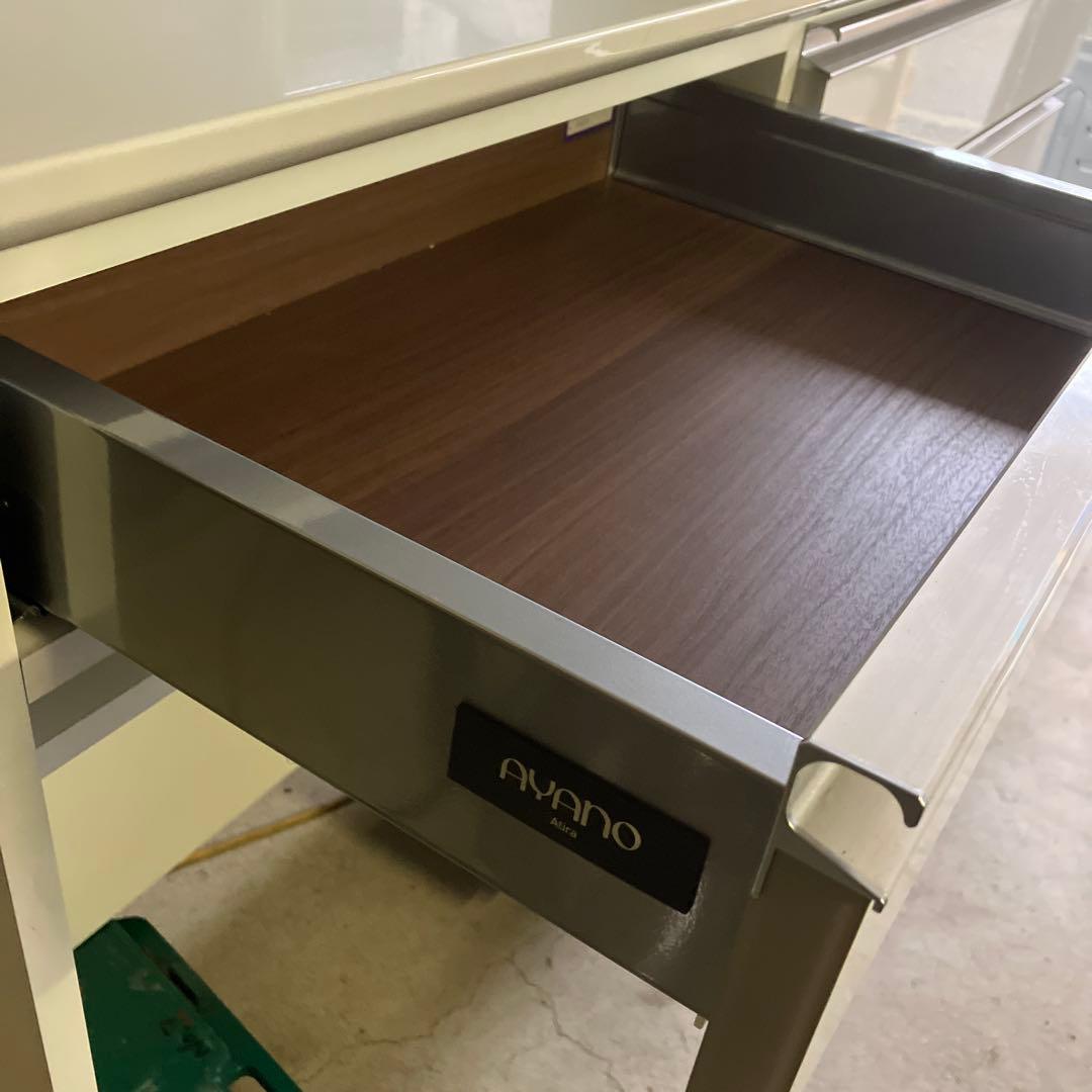 【美品】AYANO 綾野製作所　カップボード　食器棚 幅140cm 高さ202