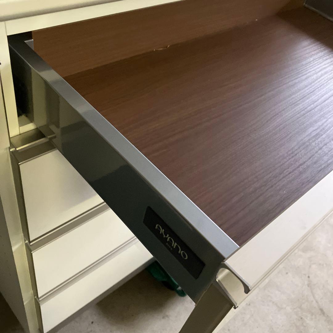 【美品】AYANO 綾野製作所　カップボード　食器棚 幅140cm 高さ202