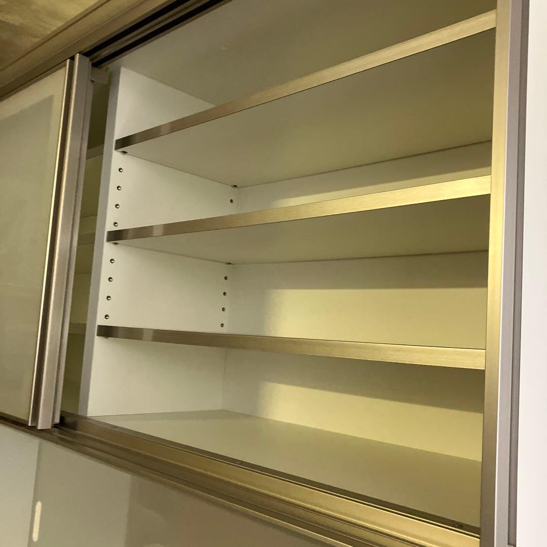 【美品】AYANO 綾野製作所　カップボード　食器棚 幅140cm 高さ202