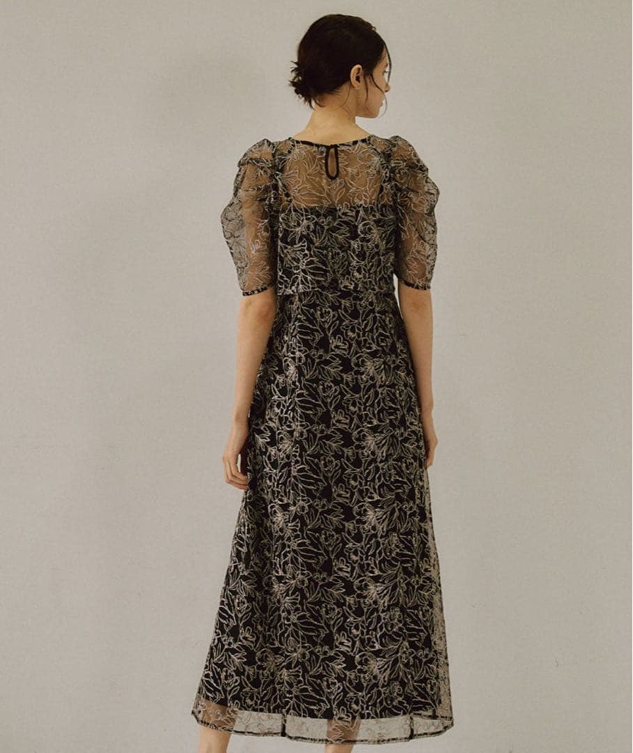 Dorry Doll レールレイヤードドレス　ブラック