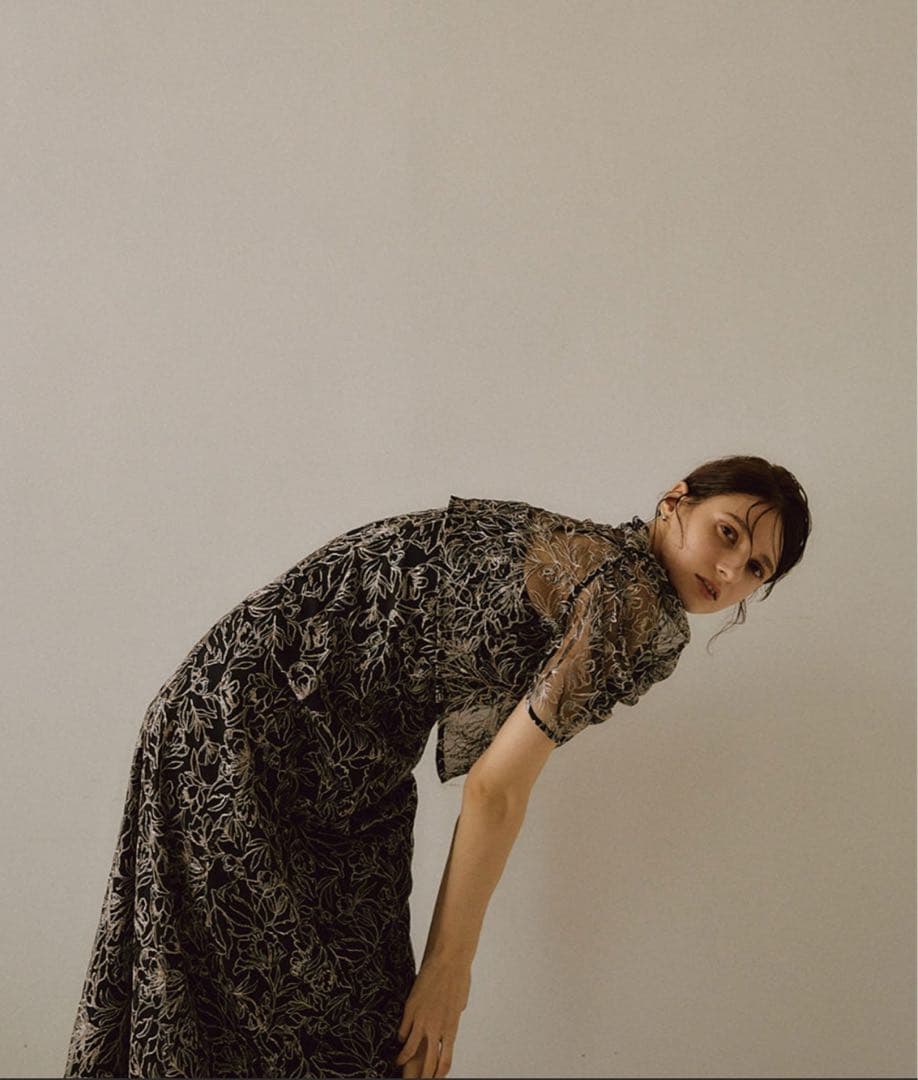 Dorry Doll レールレイヤードドレス　ブラック