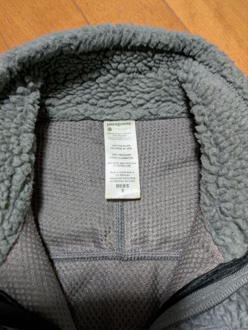 patagonia レトロX メンズ フリースベスト グレー　Y.N.O.