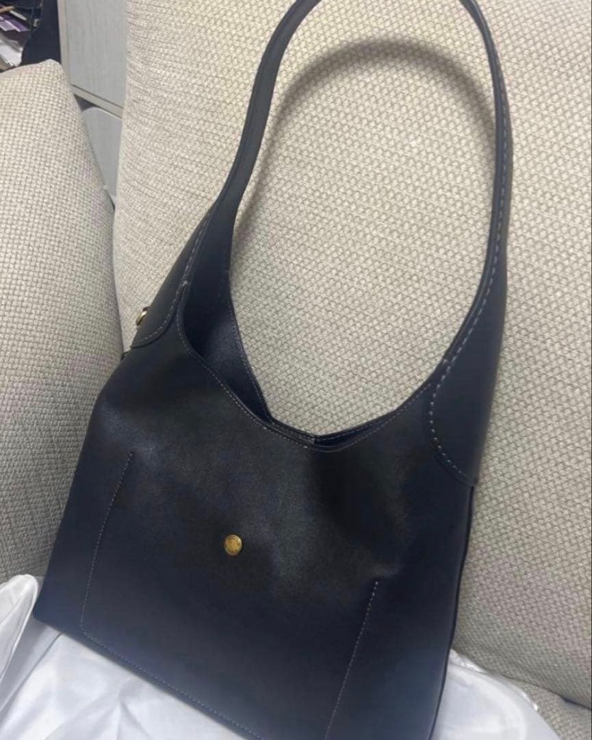 COACH ブルックリン28 ブラックレザー ハンドバッグ