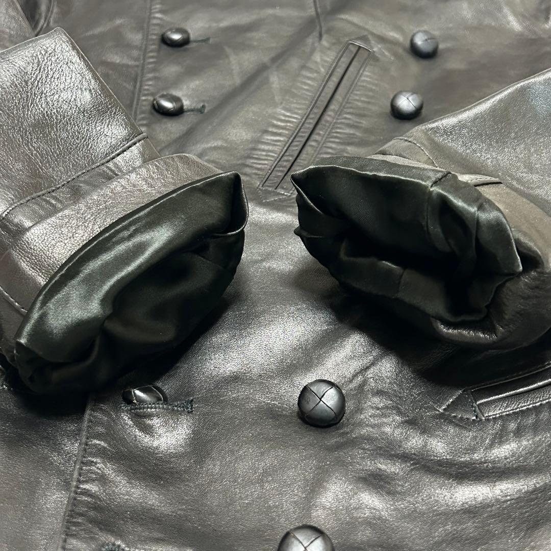 【希少】美品　agnes b. アニエスベー ナポレオン ラム レザージャケット