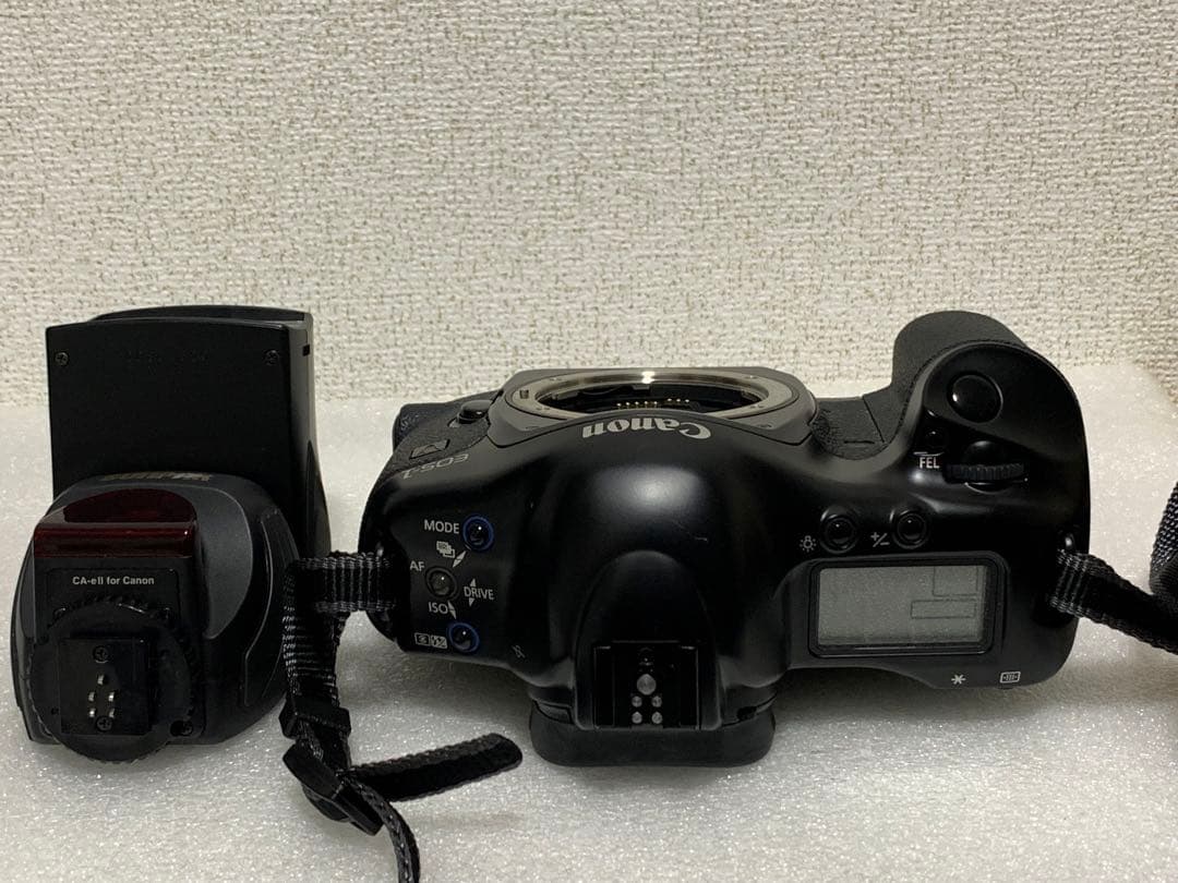 フィルムカメラ Canon EOS 1v SUNPAK PZ40X