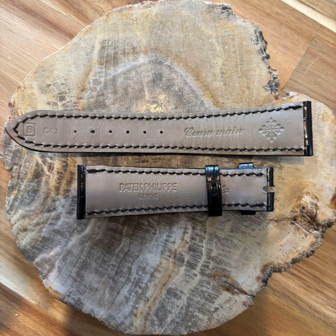 パテックフィリップ　皮　革　バンド　ストラップ　純正