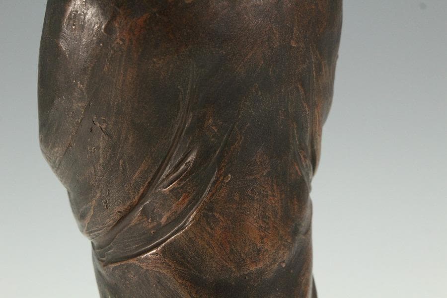 古備前 仏像 時代物(K-XA942)