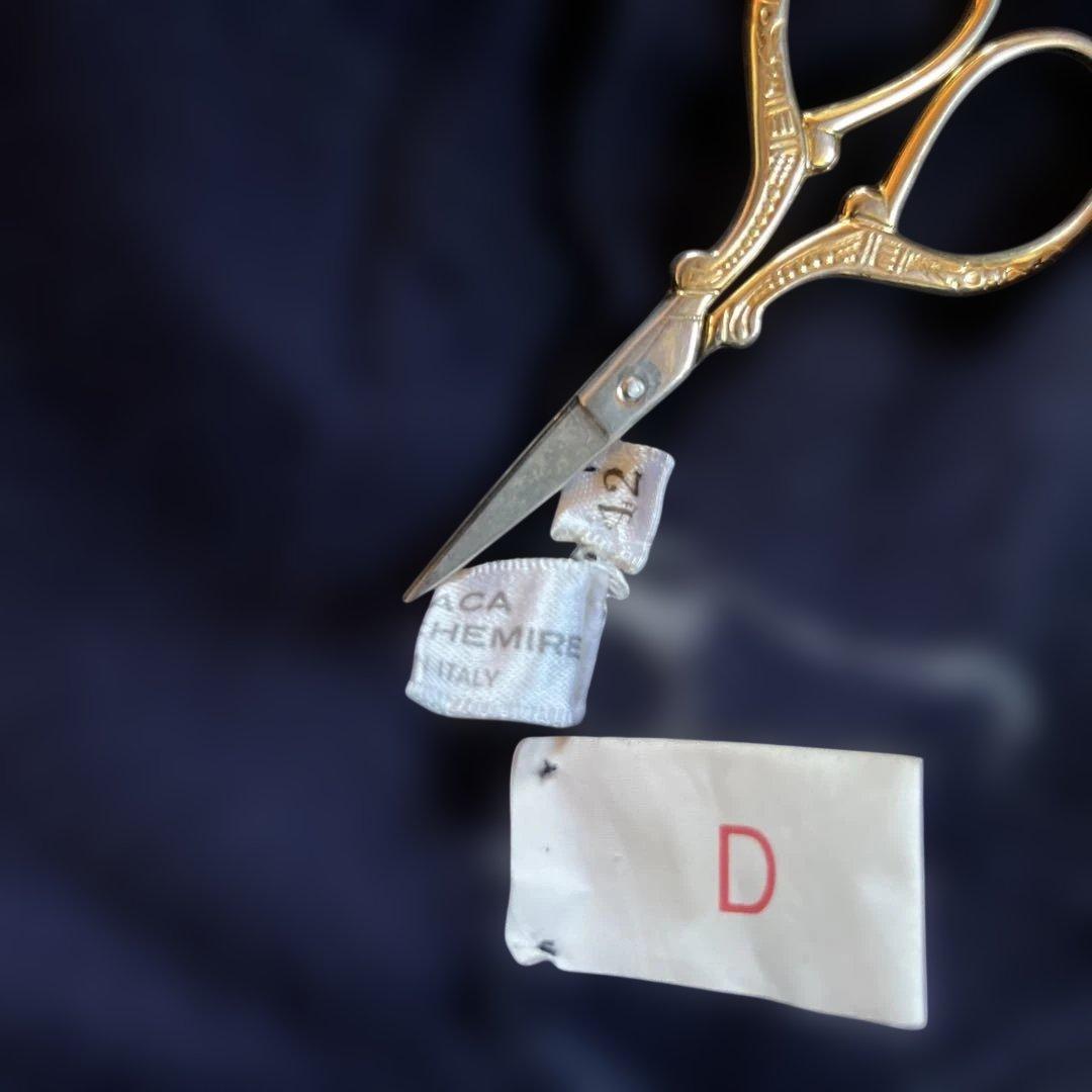 BAXER イタリア製 ネイビー ジャケット アルパカ×カシミヤ