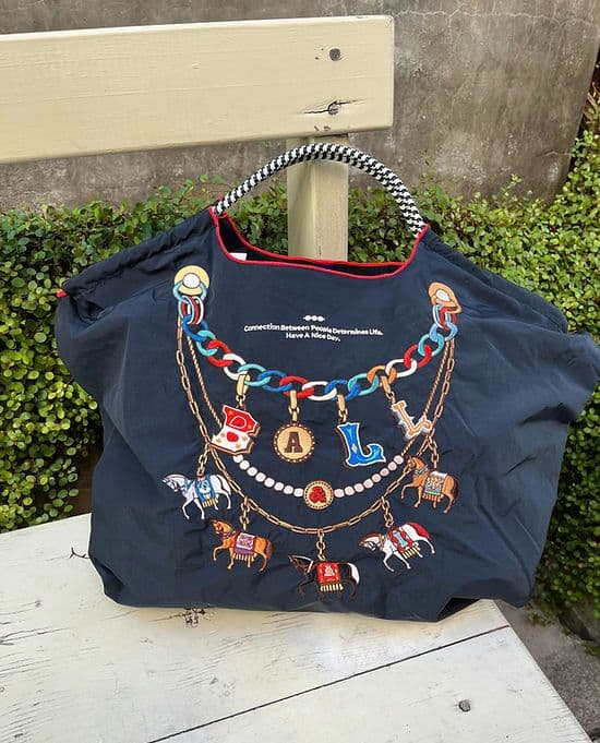 【新品未開封】BALL＆CHAIN HORSE CHARMダークネイビーLサイズ