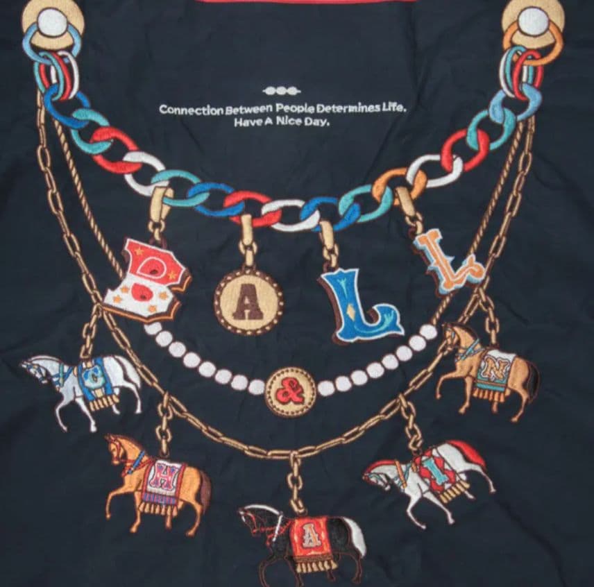 【新品未開封】BALL＆CHAIN HORSE CHARMダークネイビーLサイズ