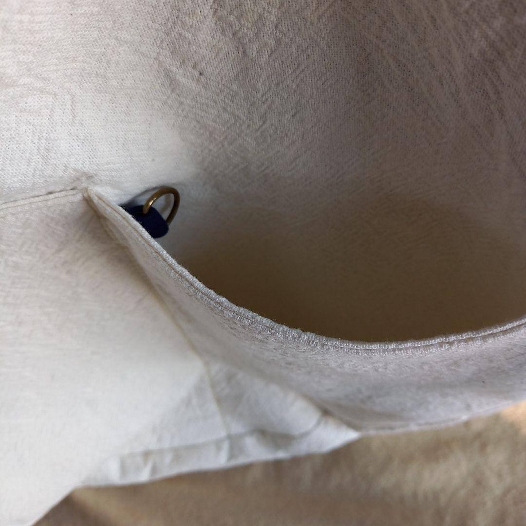 ハンドメイド丸型トートバック※コットンリネン