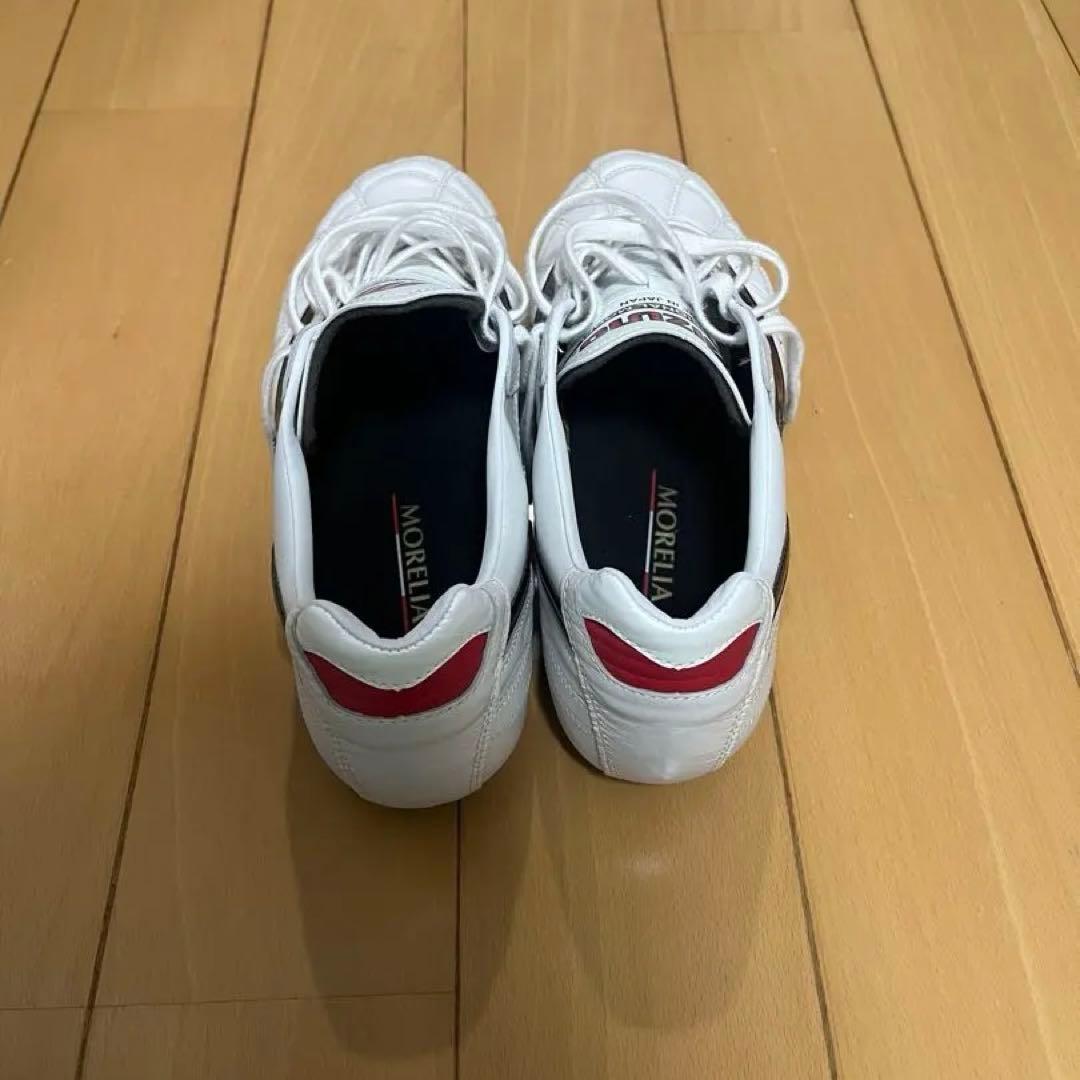 Mizuno Morelia 2 サッカーシューズ ホワイト/ブラック/レッド