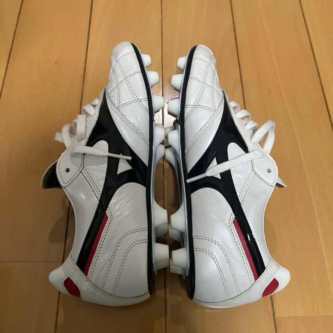 Mizuno Morelia 2 サッカーシューズ ホワイト/ブラック/レッド