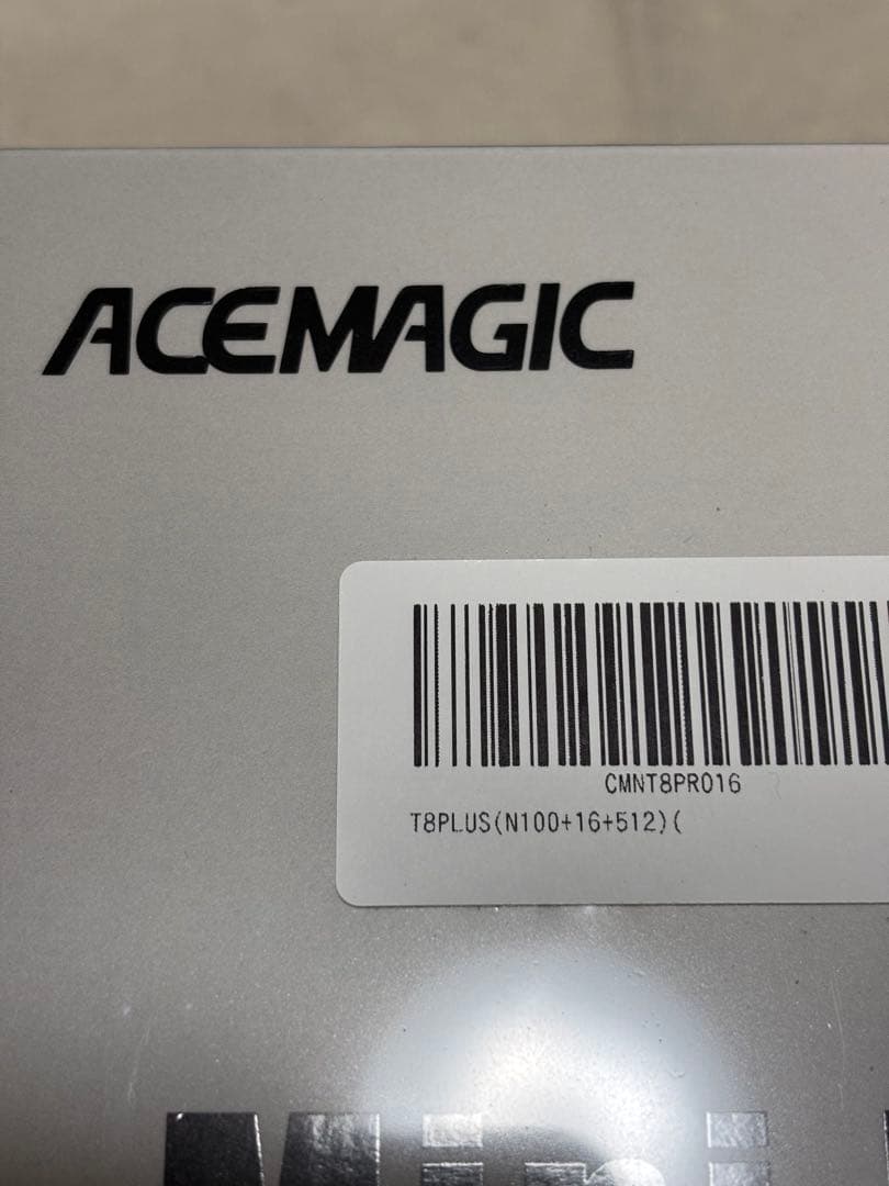 【未開封】Acemagic mini PC(N100、16G、512G)