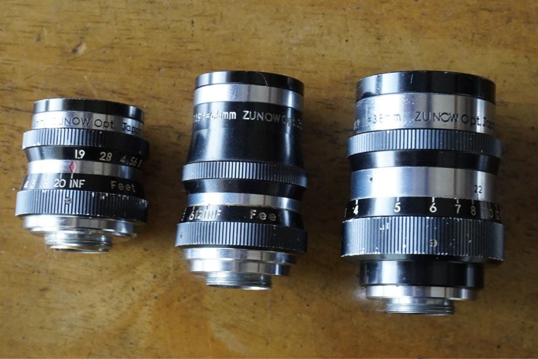 Dマウント　ズノーレンズ3本セット　現状販売