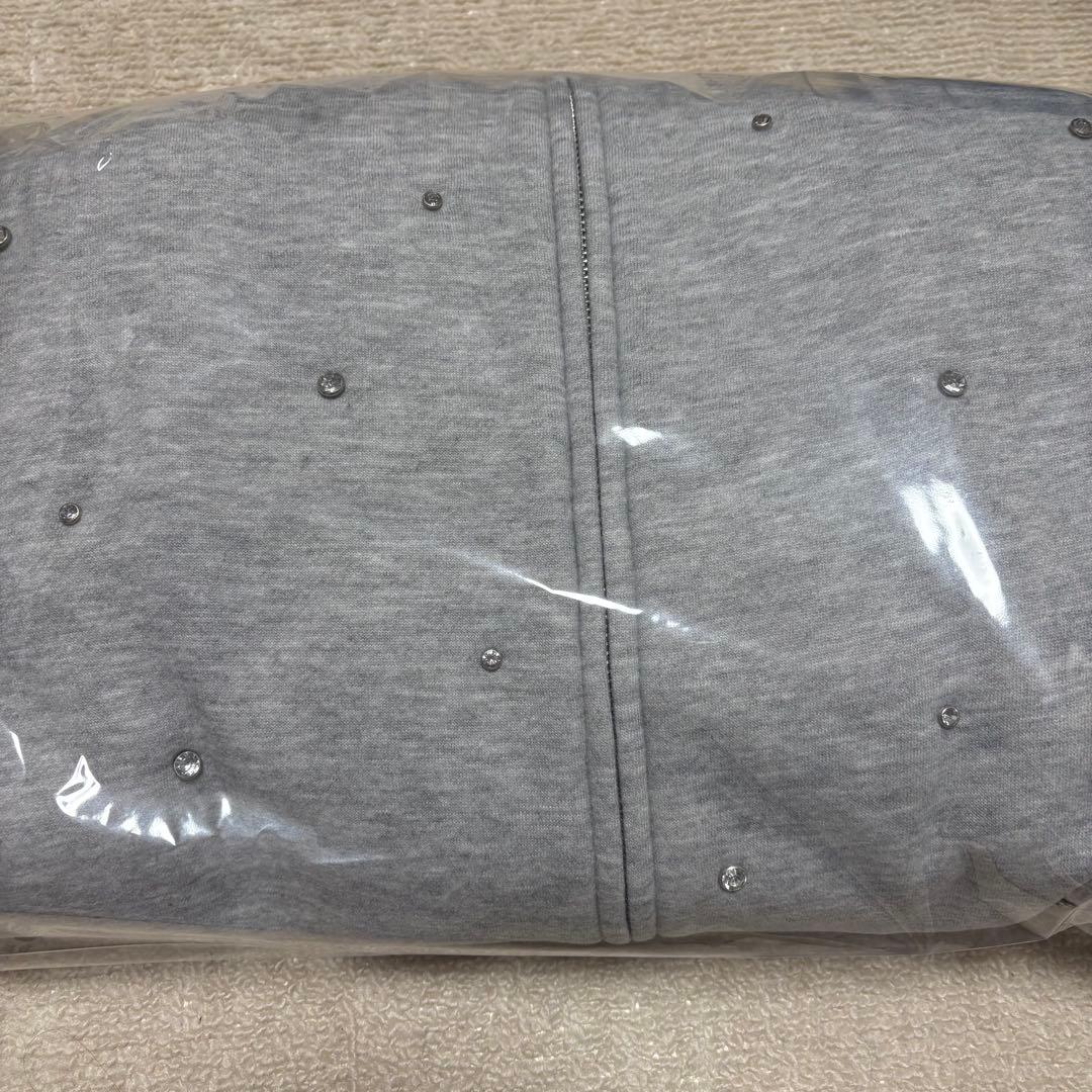 ダーリッチ darich ロゴビジューパーカー　グレー