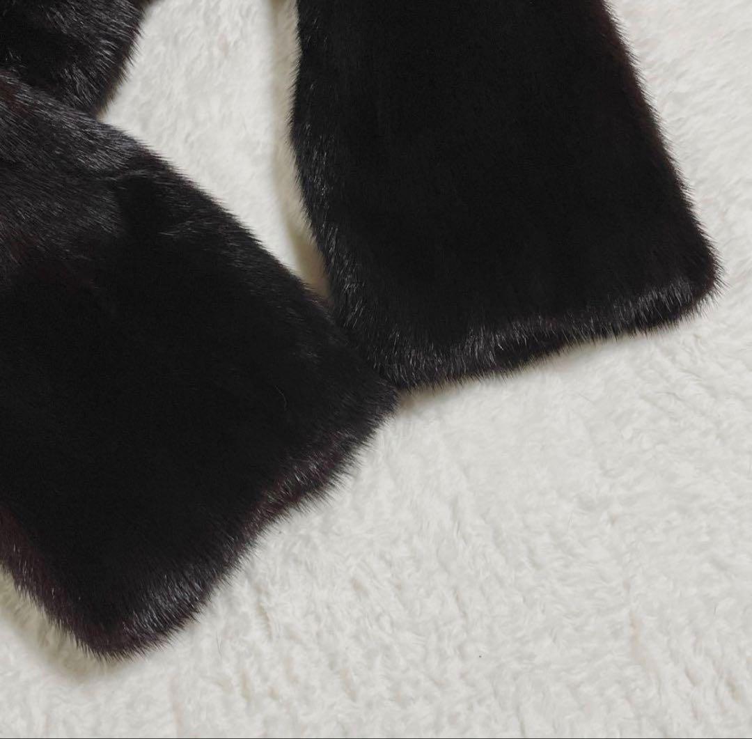 【出品25日まで最終値下】ロング ミンクファーコート 総丈114cm