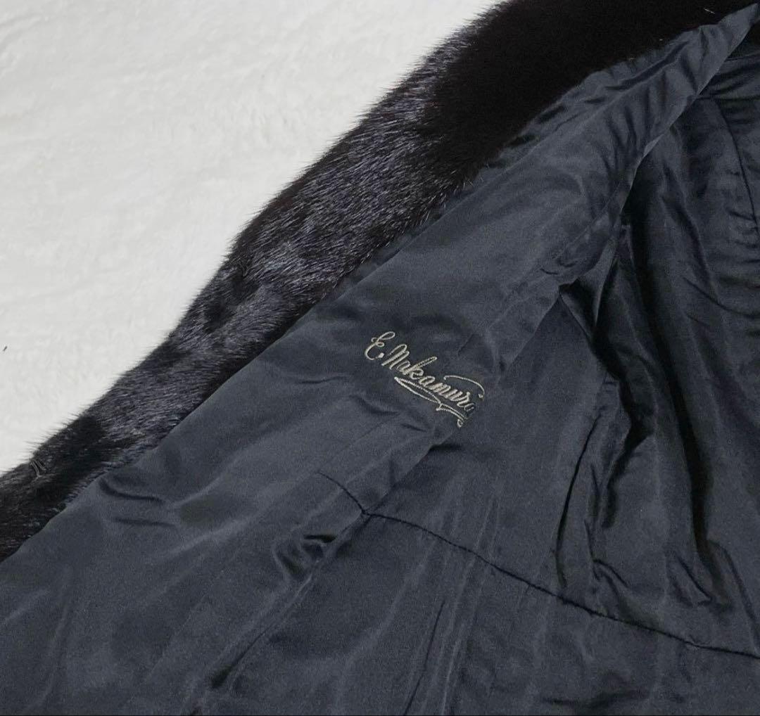 【出品25日まで最終値下】ロング ミンクファーコート 総丈114cm