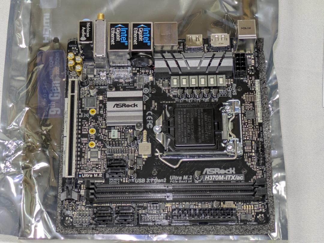 ASRock H370M-ITX/ac Mini-ITX 美品