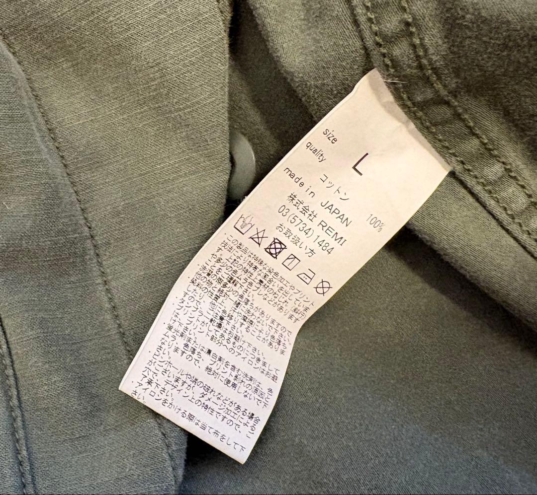 REMI RELIEF / Military Shirt Jacket Lサイズ