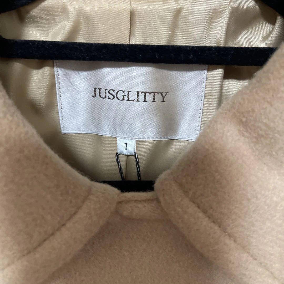 JUSGLITTY スタンダードPコート　キャメル