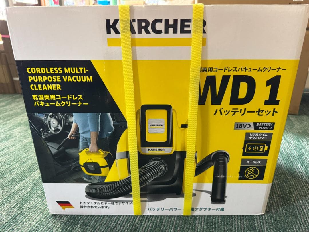 ケルヒャー WD1 バッテリーセット 乾湿両用 コードレスクリーナー