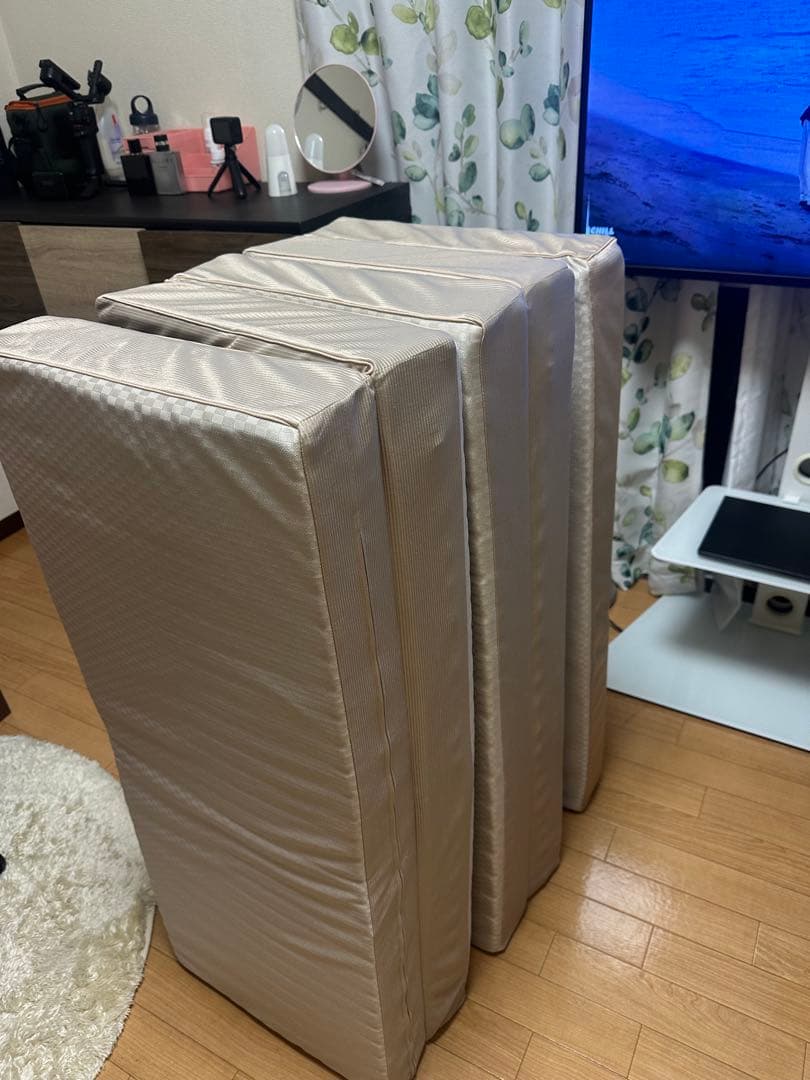 じぶん寝具ふとん シングルサイズ ブラウン【未使用】