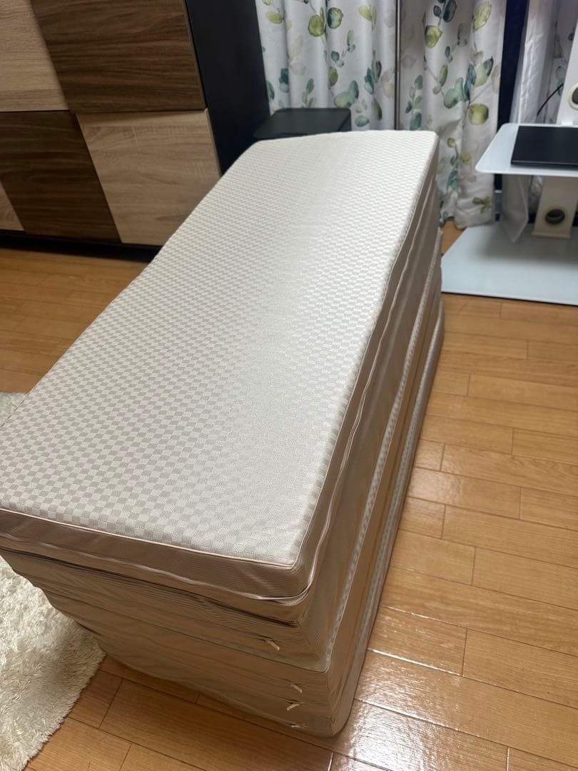 じぶん寝具ふとん シングルサイズ ブラウン【未使用】