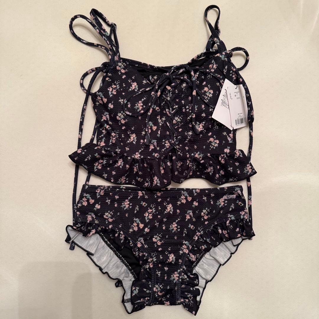 【完売品】michellMacaron 水着 フラワー フリル ビキニ XS 黒