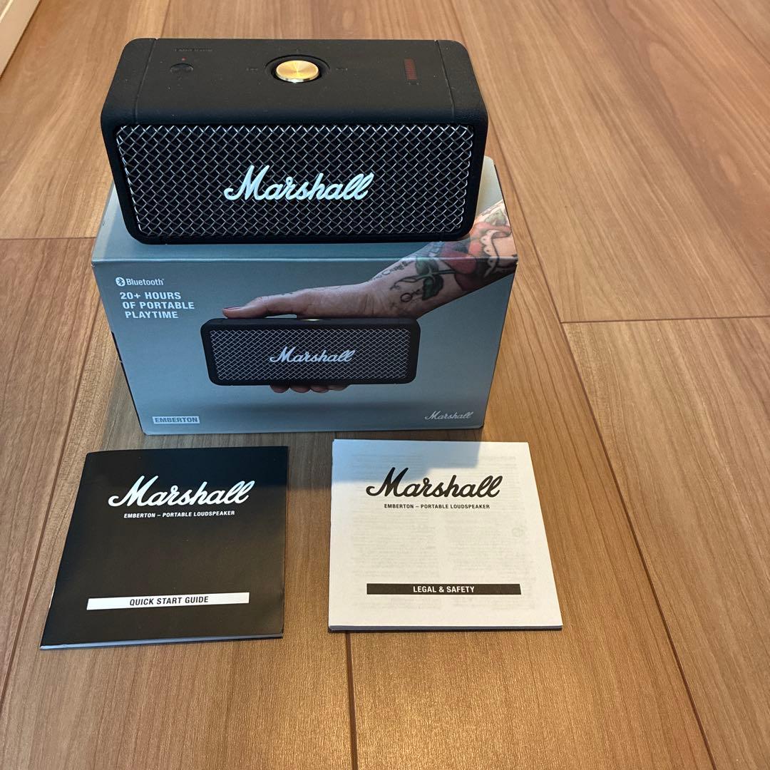 Marshall Bluetoothスピーカー ブラック