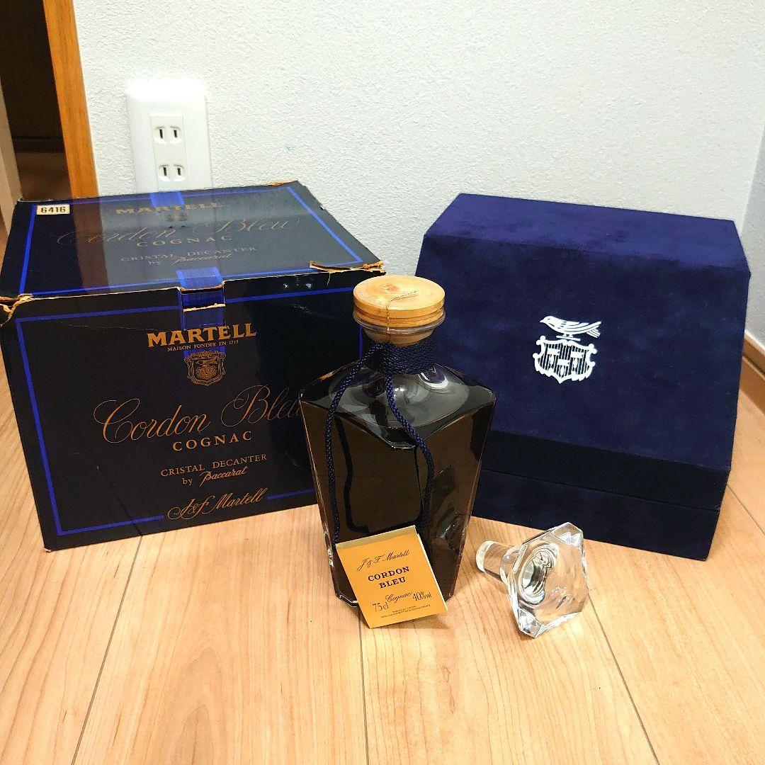 未開封・マーテル コルドンブルー バカラ クリスタル 箱・替え栓あり